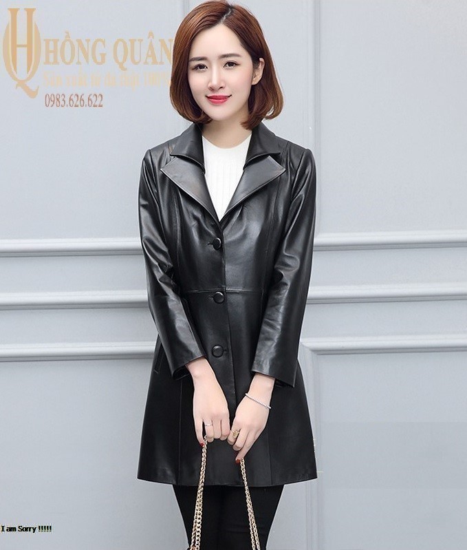 Xu hướng thời trang áo da nữ đẹp mùa thu đông